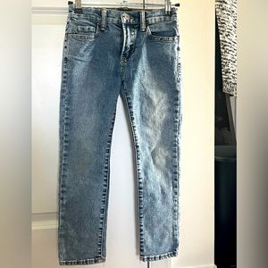 Gap Kids size 7 stretch blue denim skinny jeans